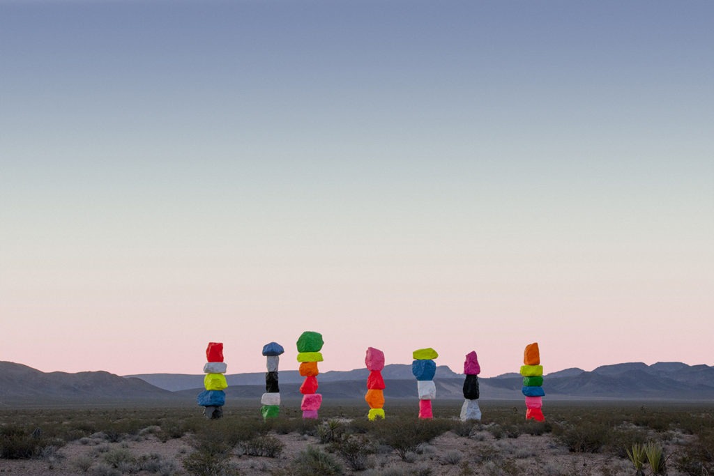 Ugo Rondinone: Seven Magic Mountains - Nevada Museum of Art