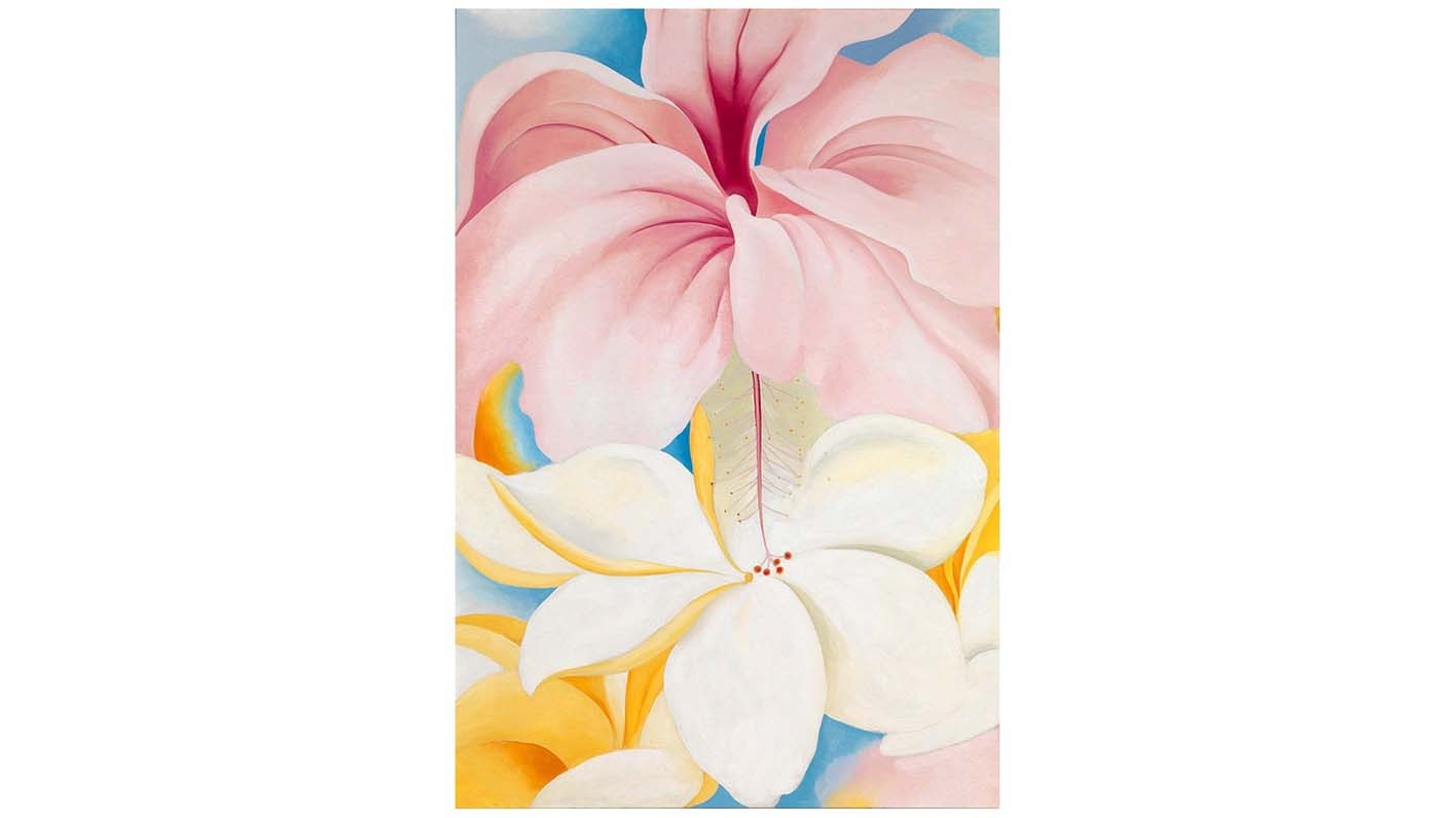 large watercolor flowers