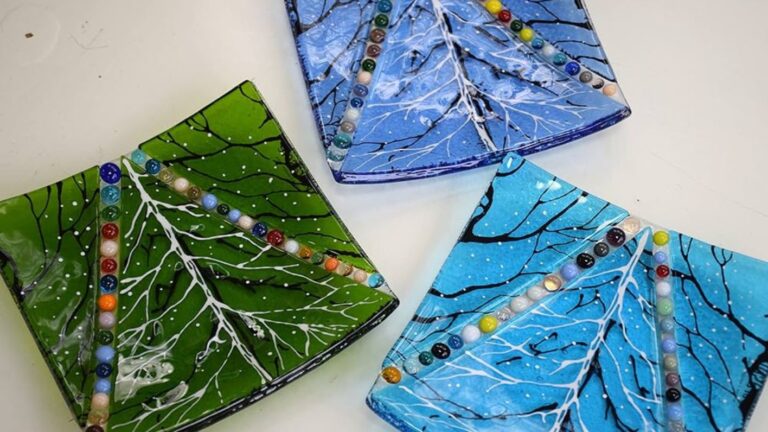 Introduction to Glass Art: Kiln Formed Holiday Ornaments and Holiday Decor