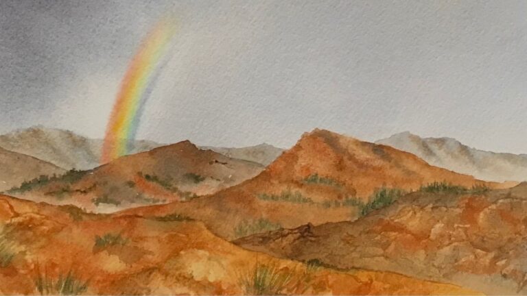 Rainbow in Watercolor