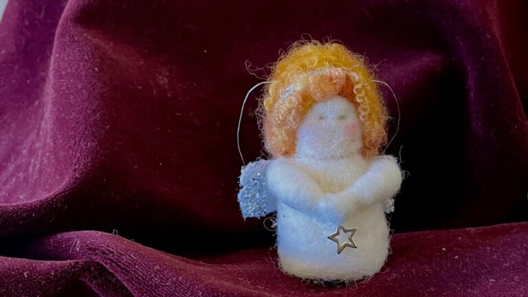 Intro to Needle Felting: Christmas Angel